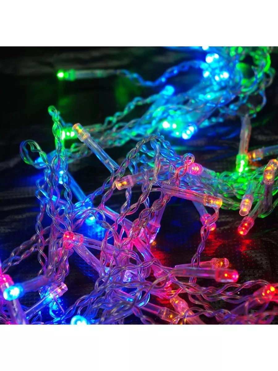 Гирлянда LED L-6 п/п 240л цветн 16м