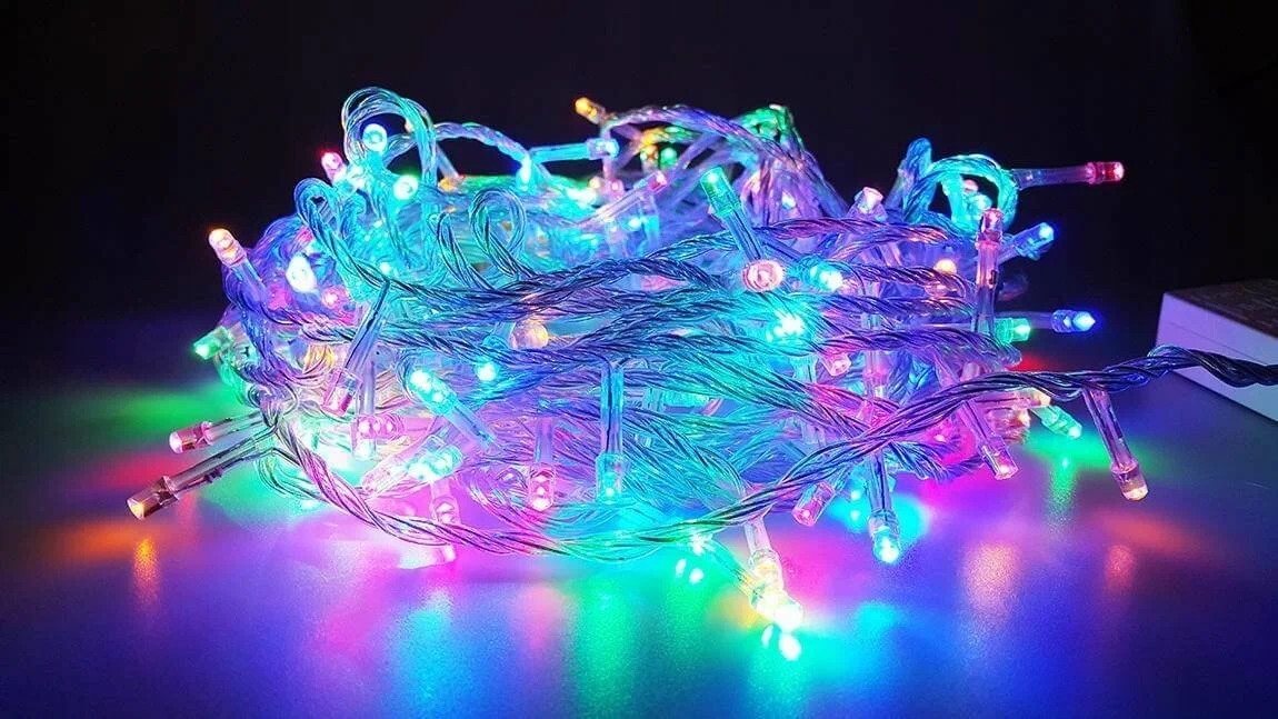 Гирлянда LED L-8 п/п 400л цветной 29м