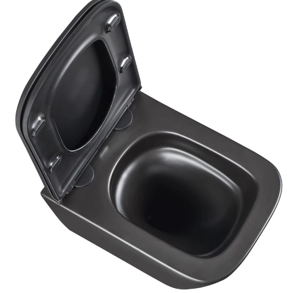 Унитаз подвесной Lemark FLOREX LT001-5 черный мат-image-2