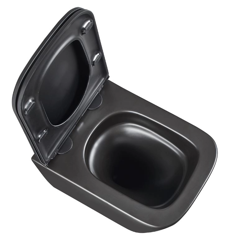 Унитаз подвесной Lemark FLOREX LT001-5 черный мат-image-2