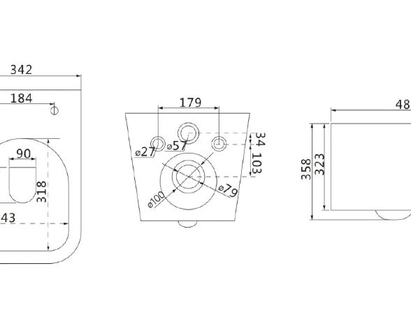 Унитаз подвесной Lemark FLOREX LT001-5 черный мат-image-3