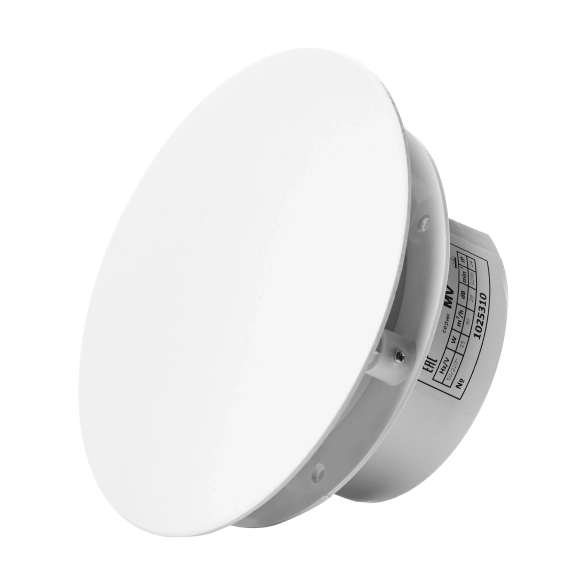 Вентилятор SlimVent MV 100 пласт.круг бел.матовый