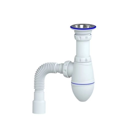 Сифон 1 1/4х32 M222 с гофрой 32*40*50 UNICORN