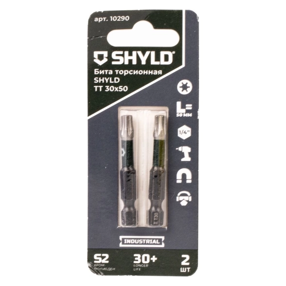 Бита SHYLD торсионная Torx Tamper 30x50 2шт