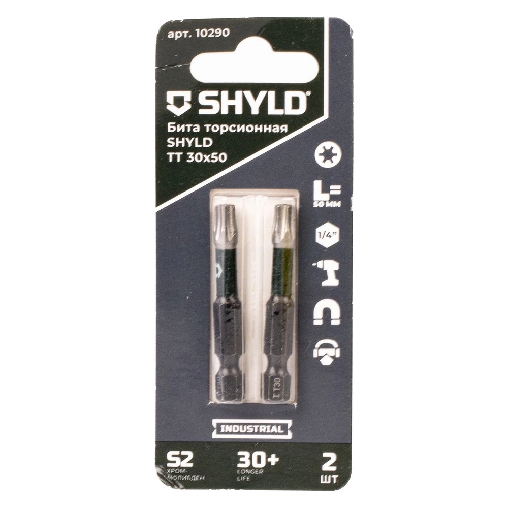 Бита SHYLD торсионная Torx Tamper 30x50 2шт