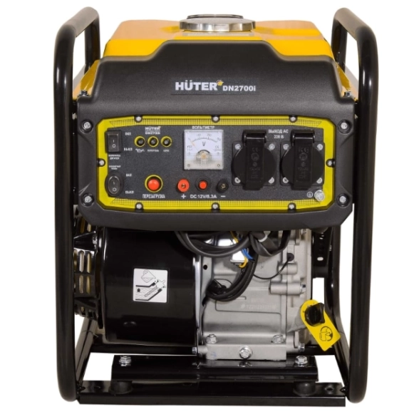 Генератор Huter DN2700i инвертор 2,7/2,2кВт 10л 220В ручной запуск