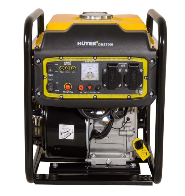 Генератор Huter DN2700i инвертор 2,7/2,2кВт 10л 220В ручной запуск