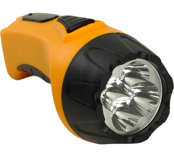 Фонарь аккумуляторный 4LED DC желтый TH2293