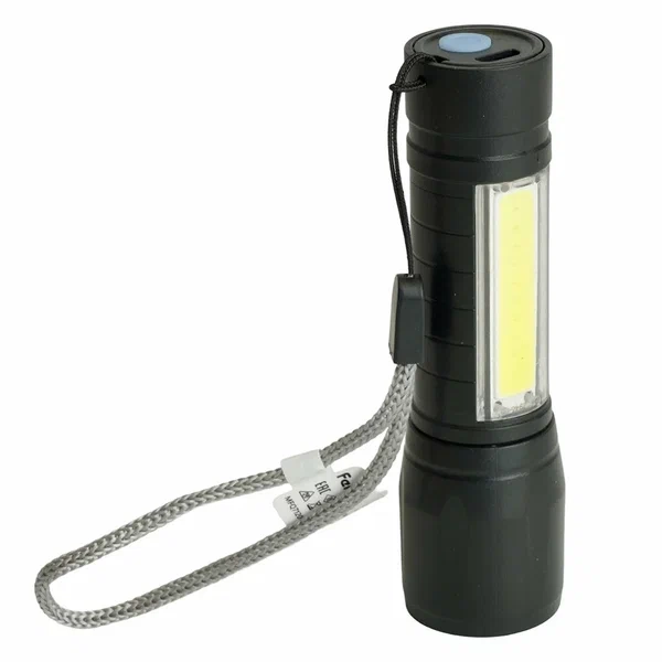 Фонарь аккумуляторный светодиод.ручной USB ZOOM TH2408