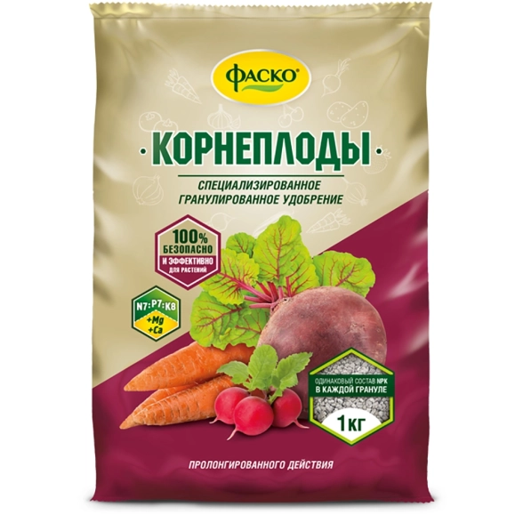 Удобрение гранулир. минерал. Корнеплоды Фаско 1кг