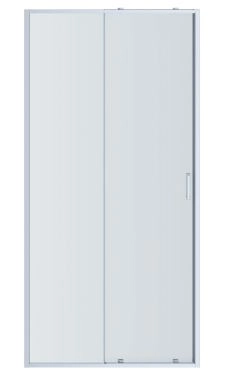 Душевая дверь Aquatek 120*200 AQ ARI RA 12020CH хром, стекло прозрачное