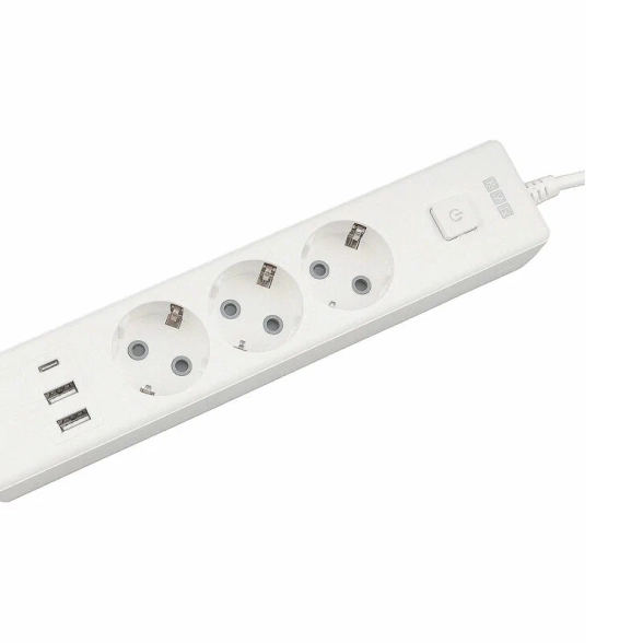 Удлинитель Power Cube 3х1,9 РС-5-2М 16A с/з белый