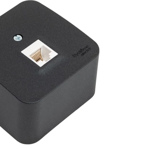 Розетка Blanca СП комп. RJ45 антрацит BLNRS000026