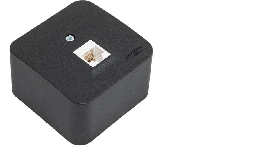 Розетка Blanca СП комп. RJ45 антрацит BLNRS000026