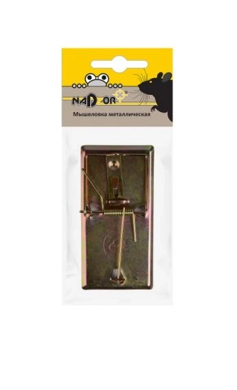 Мышеловка-крысоловка метал. Nadzor Mouse4 9,5x4.7