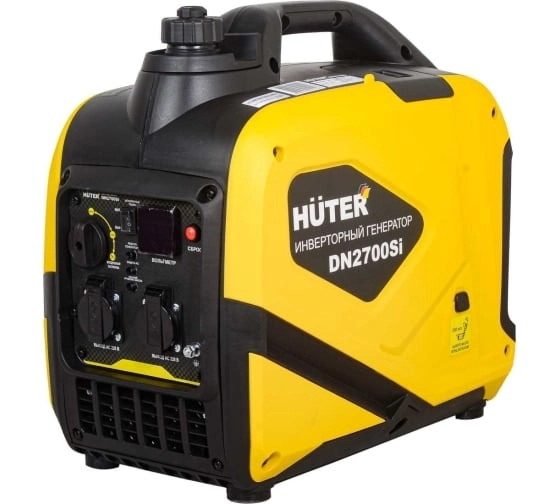 Генератор Huter DN2700Si инвертор 6л 2,5/2,3КВт 230В ручной запуск