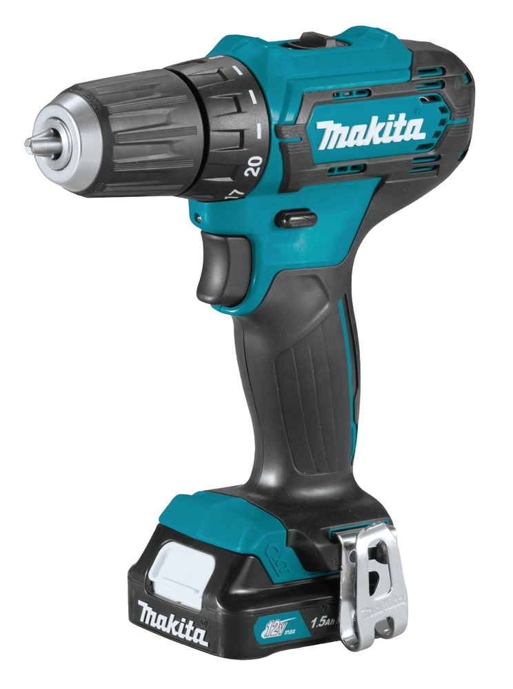 Дрель акк. Makita DF333DWYE 12В Li 1,5Ач 30Нм 10мм 2акк. кейс