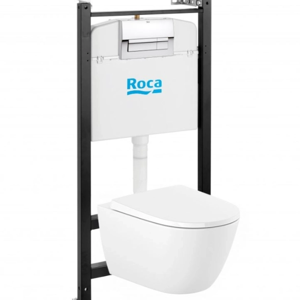 Система инстал. Roca Ona Rimless унит+сид+кнопка ZRU9310392