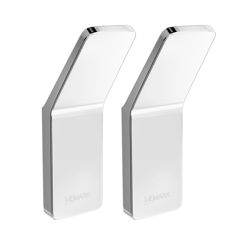 Крючок одинарный Lemark Smooth Line 2шт 9711001 хром