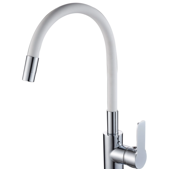 Смеситель в/м RUSH Siple SI7335-60White гиб.изл.