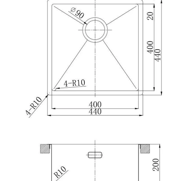Мойка Lemark OLANGA 440 светлое золото 9938122-image-2