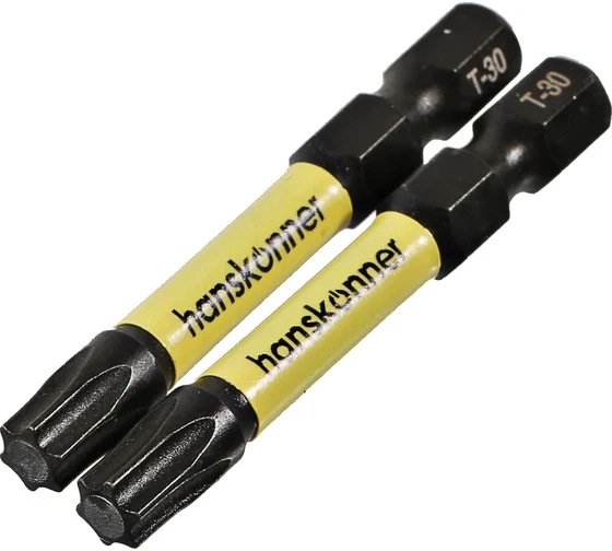 Бита Hanskonner HT30-50-2T T30x50мм Impact Power 2шт