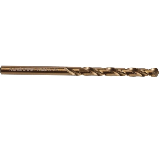 Сверло по металлу Hanskonner H1055-M045-80 4,5х80мм Кобальт