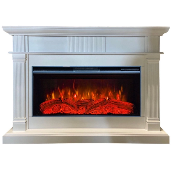 Камин эл.Принстон ЕС +Мираж 40 VX белый