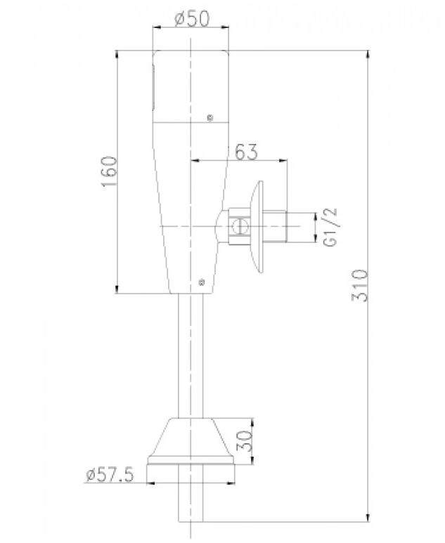 Проджект смыв д/писсуара Lemark LM4654CE-image-1