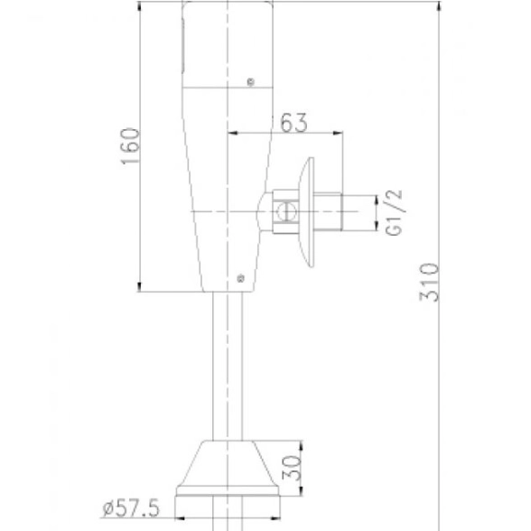 Проджект смыв д/писсуара Lemark LM4654CE-image-1