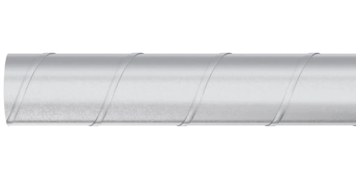 Воздуховод ЭРА DG D125 L1,25м оц.сталь ERA PRO