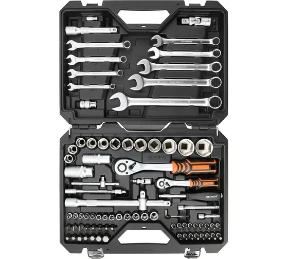 Набор инструмента Patriot SSP-82 Гефест 1/2+1/4DR 82пр.