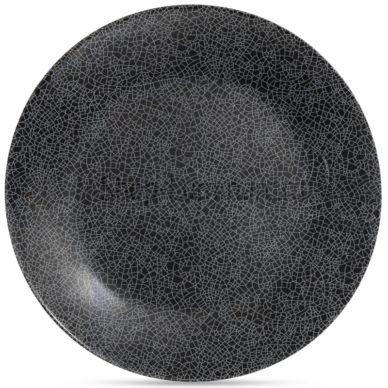 Тарелка обеденная ZOE BLACK 25см