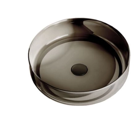 Раковина наклад. Vincea VBS-6T16B 450*450*130 прозрач. черный