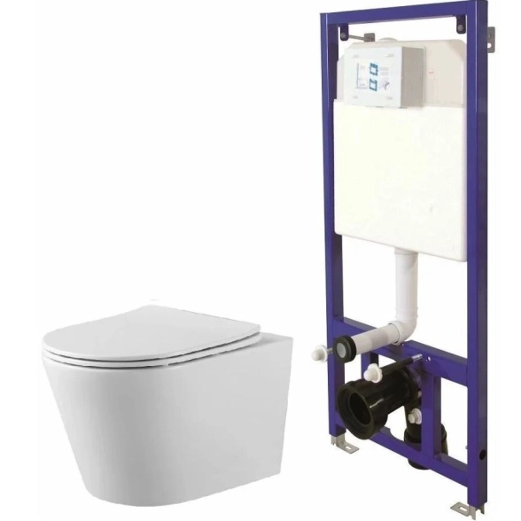 Система инст. Basardo BS-112-001+унитаз bs112-113