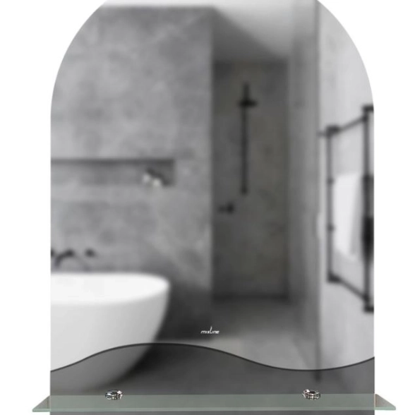 Зеркало MIXLINE Амели 390*585 с полкой (К)