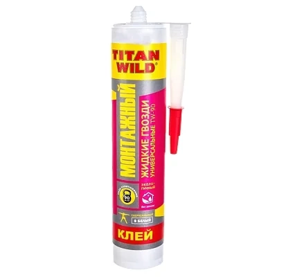 Клей ЖГ монтажный универс. Titan Wild 310мл/440г