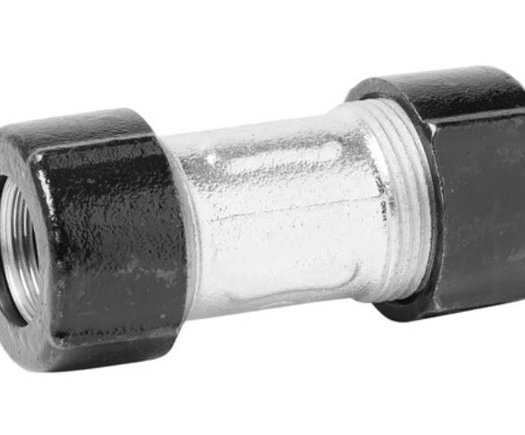 Муфта д/ст.труб VIEIR 1/2"х1/2" VR2059 2х-ст зажимная