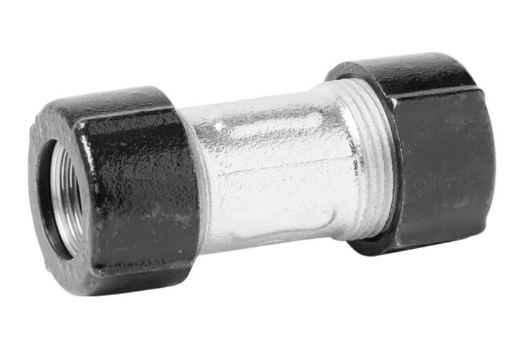Муфта д/ст.труб VIEIR 1/2"х1/2" VR2059 2х-ст зажимная