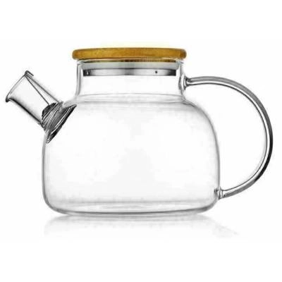 Чайник заварочный TEA POT бамбук.крышка 1,2л