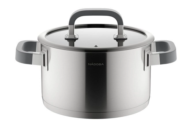 Кастрюля Nadoba Леона 20см/3,6л стекл.крышка 796512 АКЦИЯ