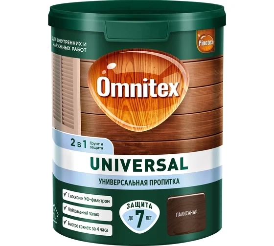 Антисептик Omnitex Universal 2в1 Палисандр 0,9л