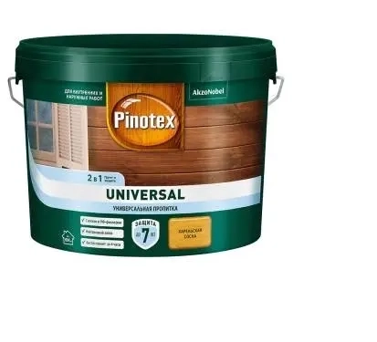 Антисептик Pinotex Universal 2в1 Карельская сосна 9л