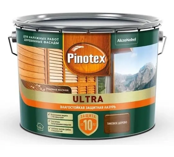 Пропитка Pinotex влагостойкая лазурь Ультра CLR база 2,5л