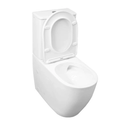 Унитаз-компакт WAVE ALEO Tornado 1.0 м/л дюро бел.глянец-image-1
