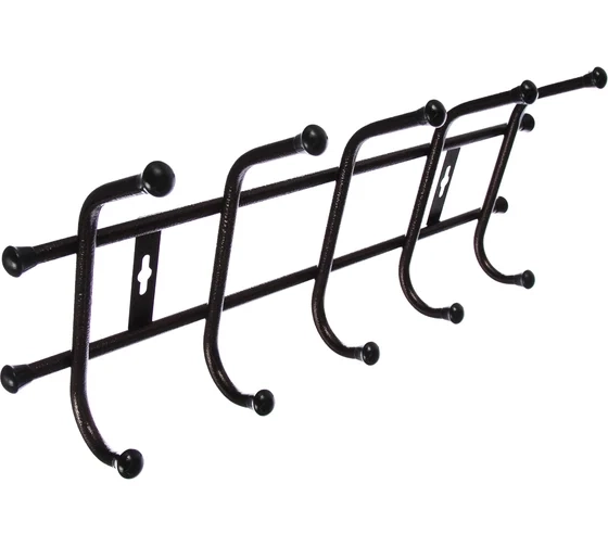 Вешалка настенная 485х215мм (5крючков) ВНТ5/А медь