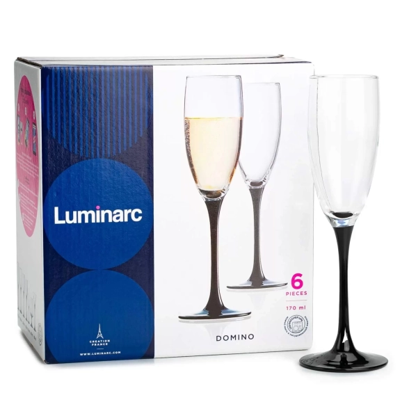 Набор фужеров Luminarc Домино 170мл 6шт H8167-image-2