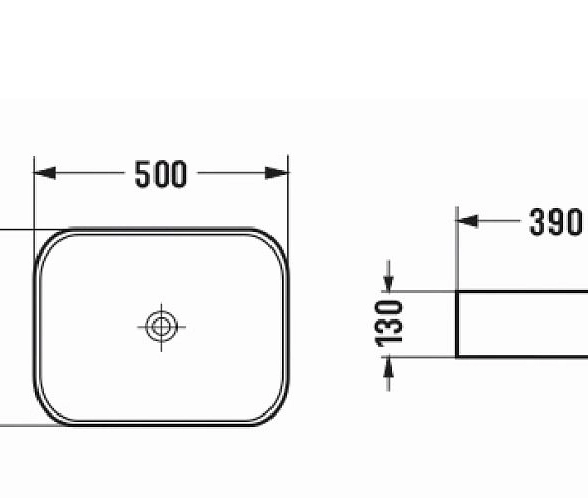 Раковина Azario накладная 500х390х130 цвет тёмно-серый матовый (AZ-78109MDH)-image-1