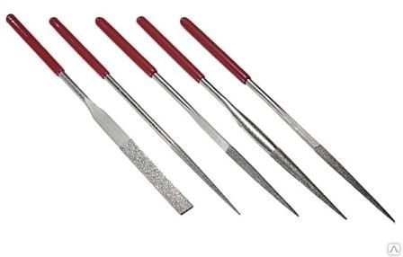 Набор надфилей алм. 140x70x3мм 5шт 3600000