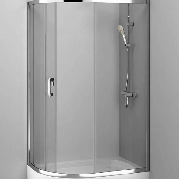Душ ограждение Am.Pm Like Solo Slide 120*80 W83UG-302U120MT хром мат. ст/прозр.